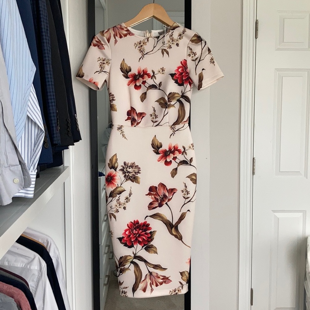 ASOS Floral MIDI dress